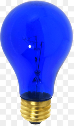 Incandescente A19 Azul Transparente Fundo Png Imagem Png