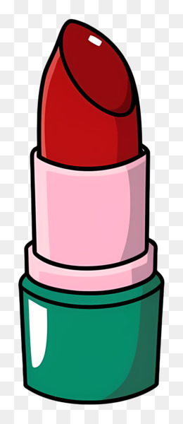 Contêiner Rosa E Verde fundo png imagem png desenho animado batom