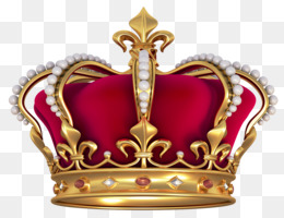 Coroa de rei vermelha