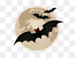 Feliz Caveira e Morcegos de Halloween PNG transparente - StickPNG