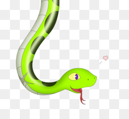 Cute Cartoon Snake PNG , Animal, Encantador, Olho Grande Imagem