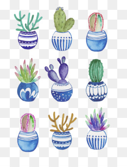 Planta Em Vaso De Cactos PNG Imagens Gratuitas Para Download - Lovepik