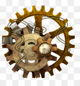 Steampunk Gearwork Clock