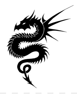 Dragão segurando pérola preto branco imagem vetorial de insima© 61939449