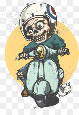 Arts Davison - Desenho do motoqueiro fantasma espírito de