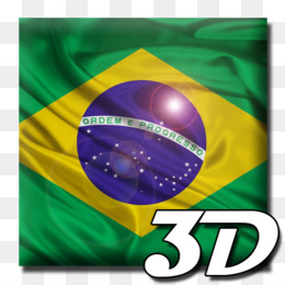 Bandeira do brasil 3d png