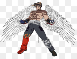 Devil Jin TTT2 modificado Personagem masculino pequeno com asas, png