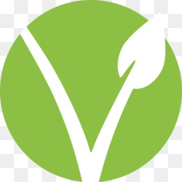 Logo de ilustração vetorial de planeta vegetariano vegan de