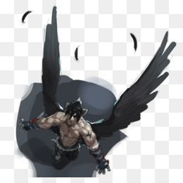 Devil Jin TTT2 modificado Personagem masculino pequeno com asas, png