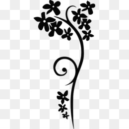 Negra Flor fundo png & imagem png - Preto e branco a Flor de Desenho  Clip-art - Preto Flor fronteira png transparente grátis