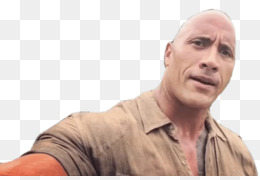 Meme The Rock levantando a sobrancelha 