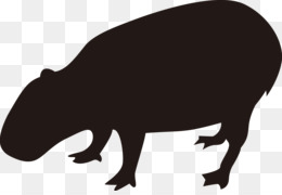 fofa capivara, desenho animado em transparente fundo, ai gerado 24822304 PNG