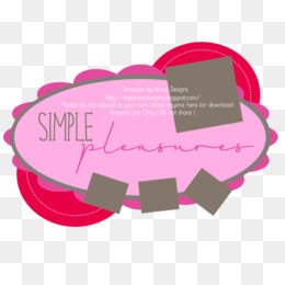 White Pink Label PNG Clip Art Image​