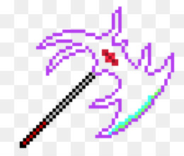 Terraria Pixel art Sickle Death, logotipo de asa noturna, outros