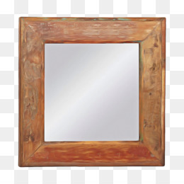 round mirror wood barrel frame 24