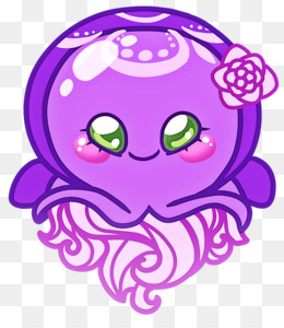 Desenho De Esboço Página Coloração Polvo Kawaii Vetor PNG