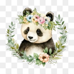 arquivo de animal fofo dos desenhos animados de urso panda png 9637589 PNG