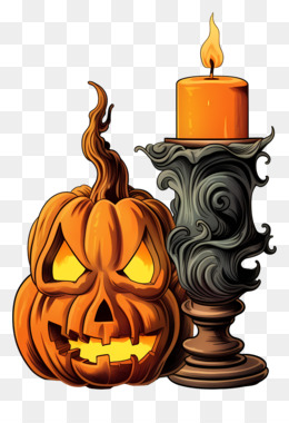 Baixe Arte Assustadora de Halloween: Desenho de Abóbora com Lanternas de  Jack-o'-Lantern PNG - Creative Fabrica