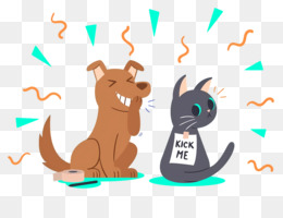 Transparent Clipart Pferd - Cachorro Desenho E Gato Png, Png Download ,  Transparent Png Image - PNGitem