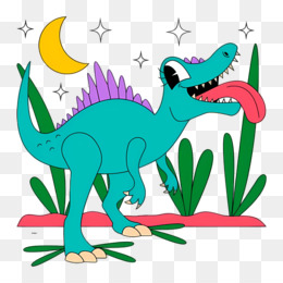 Clip Art Dinossauro Tiranossauro Desenhos Animados - Cartoon Transparent  Background Dinosaur Png, Png Download - vhv