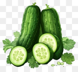 Tops De Pepino Fundo Png Imagem Png Se O De Pepino De Pepino Desenhado M O Sementes De